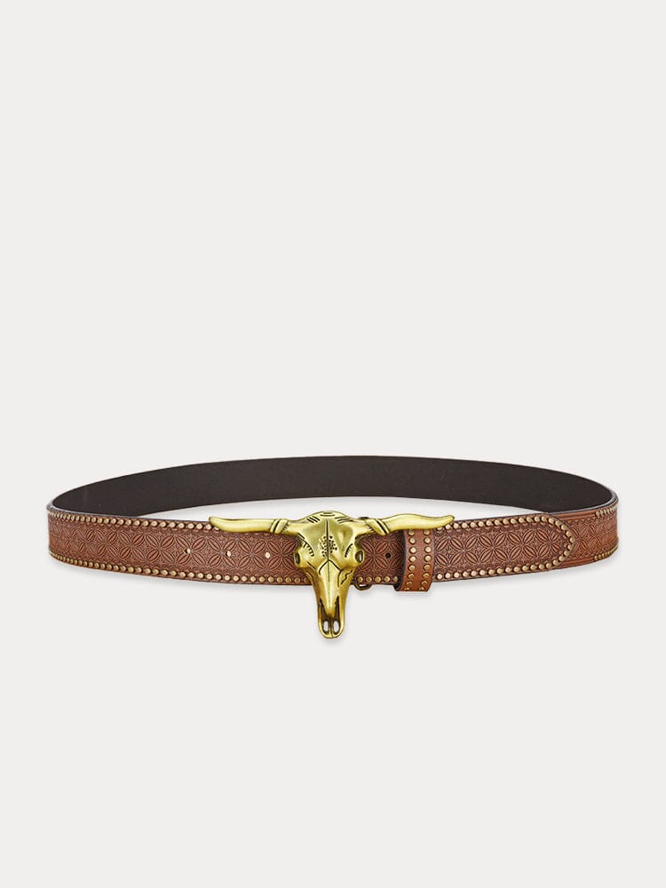 Vintage Western Cowboy PU Belt