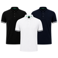 3er-Pack klassische Poloshirts