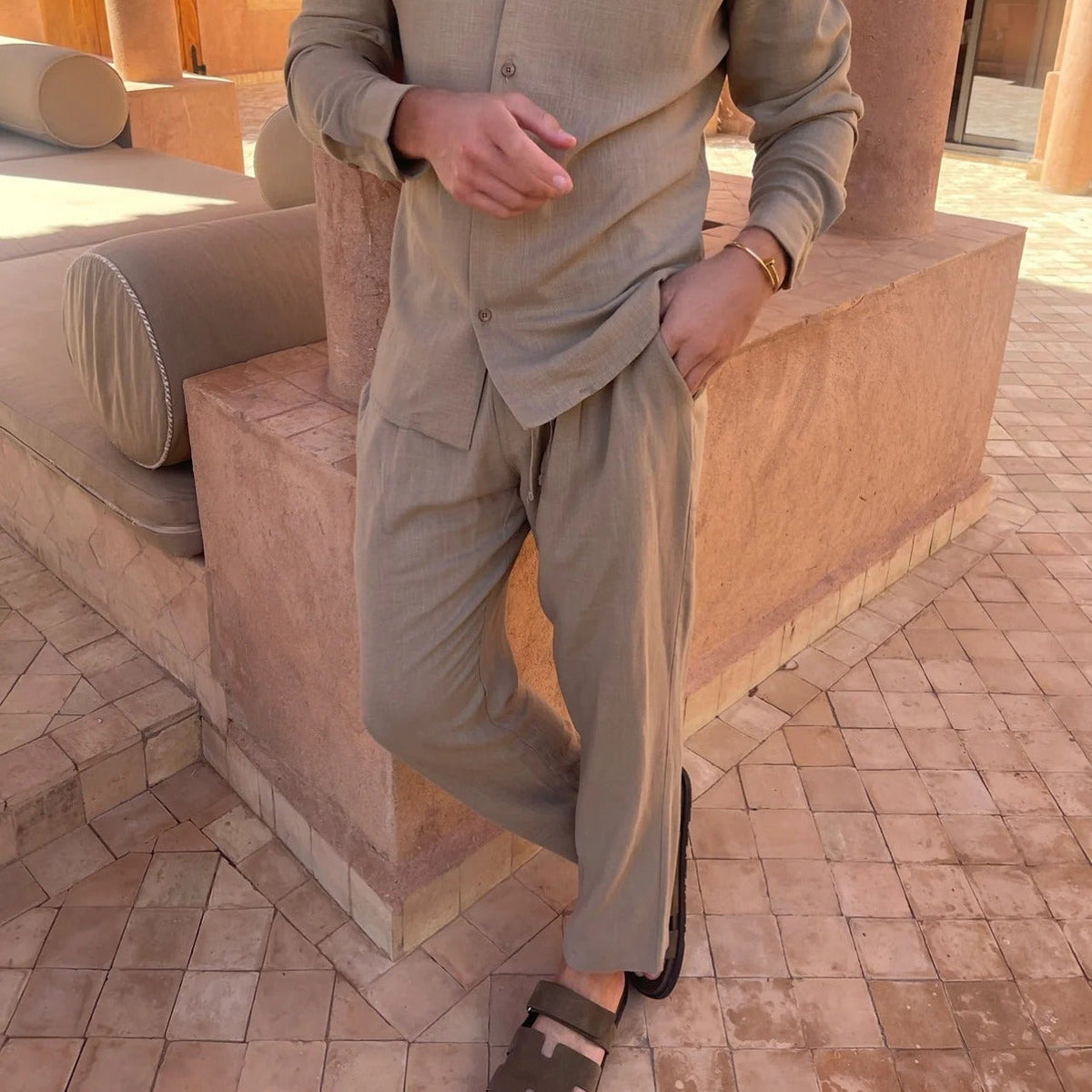 Capri Linen Trousers