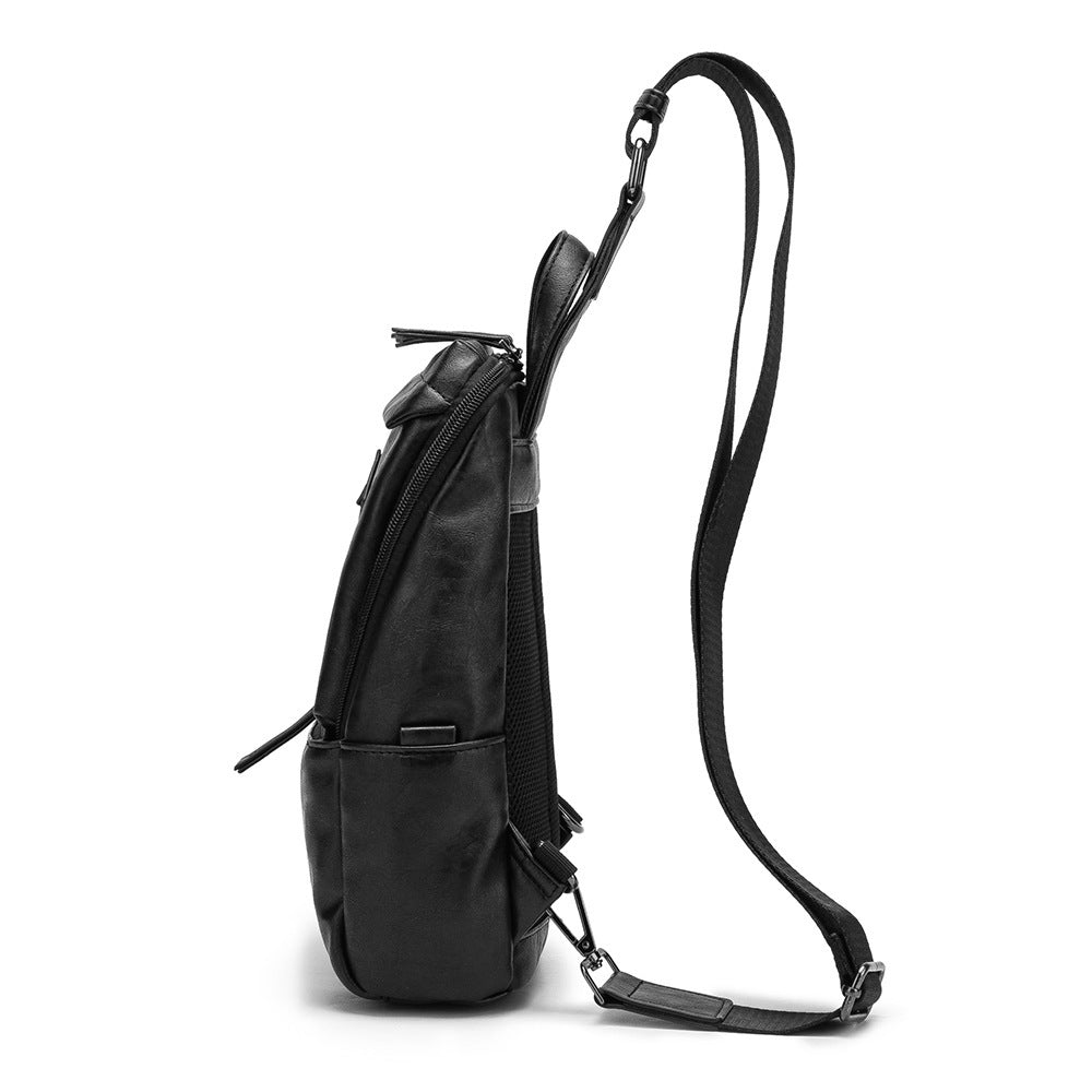 Men's Crossbody Synthetic Leather Bag - Belgravia Shop
