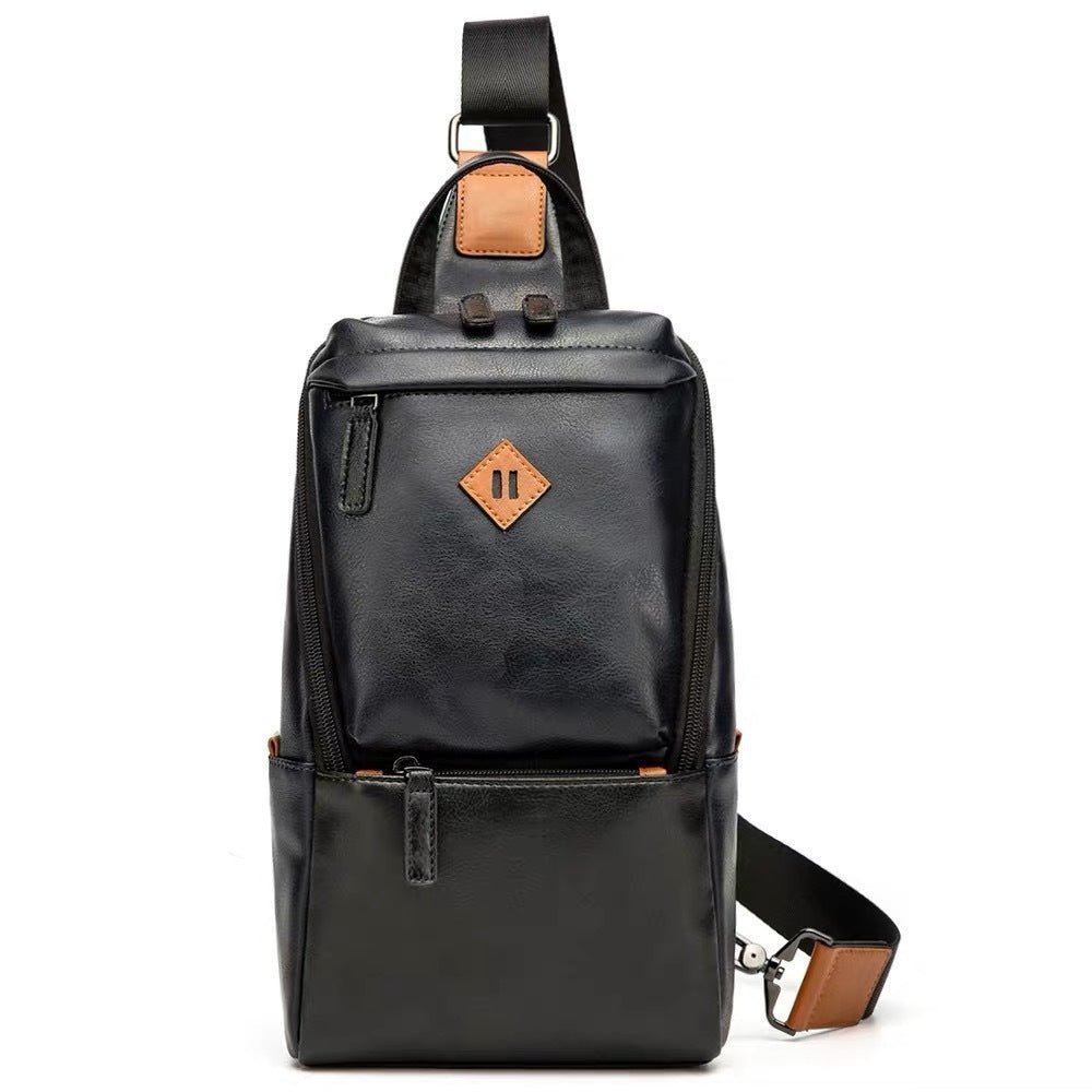 Men's Crossbody Synthetic Leather Bag - Belgravia Shop