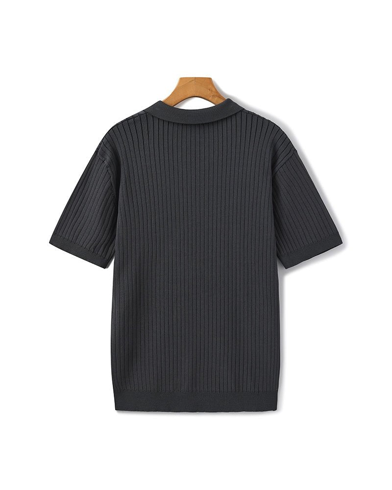 Premium Ribbed Polo - Belgravia Shop