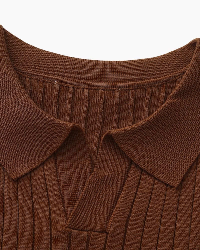 Premium Ribbed Polo - Belgravia Shop