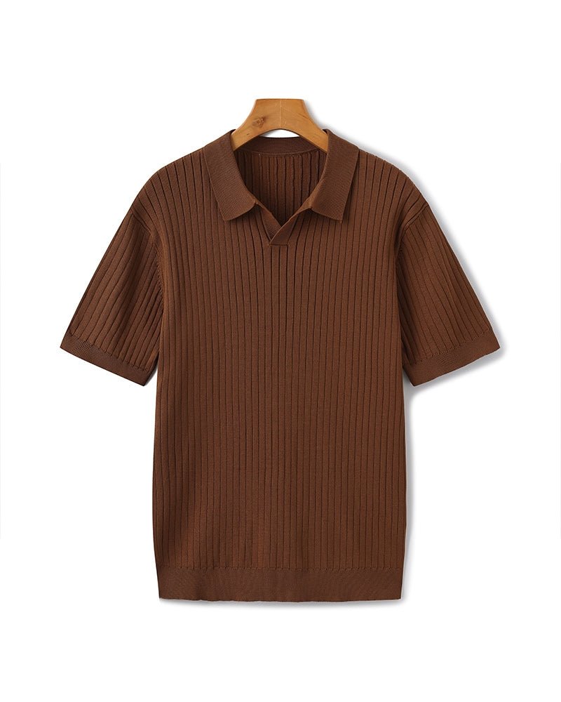 Premium Ribbed Polo - Belgravia Shop