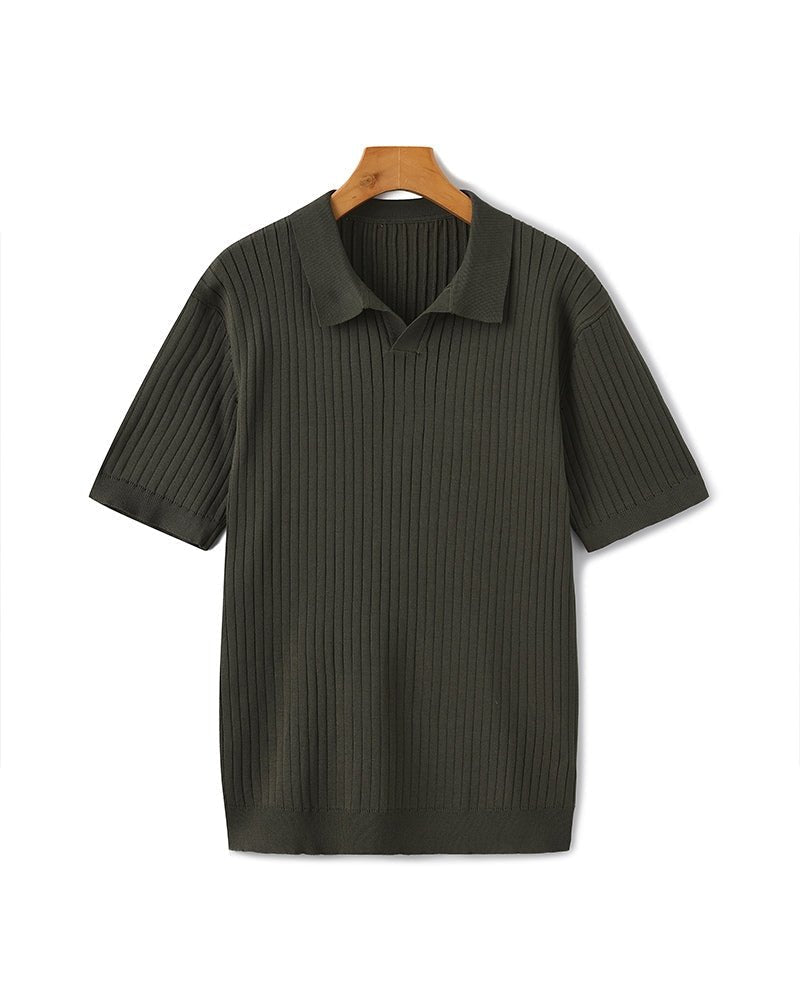 Premium Ribbed Polo - Belgravia Shop