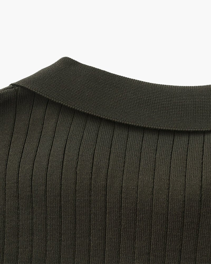 Premium Ribbed Polo - Belgravia Shop