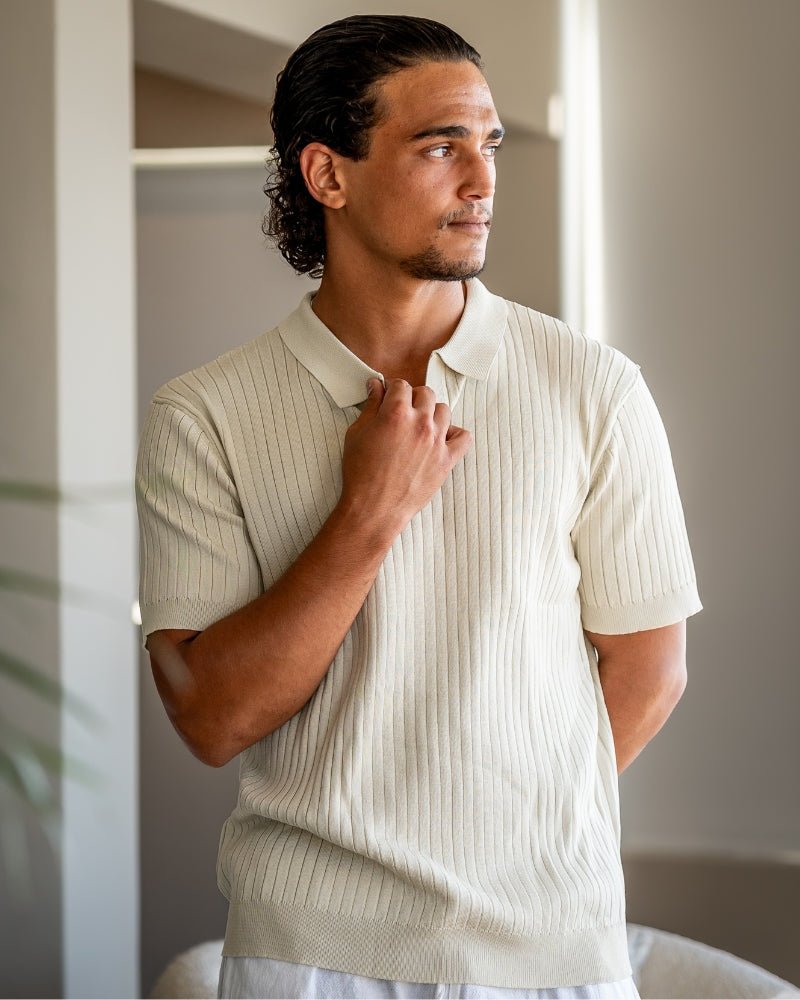 Premium Ribbed Polo - Belgravia Shop