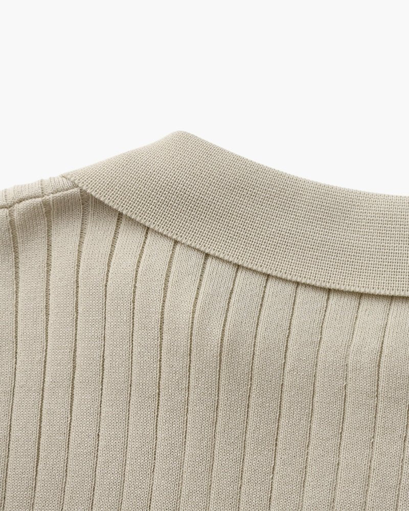 Premium Ribbed Polo - Belgravia Shop