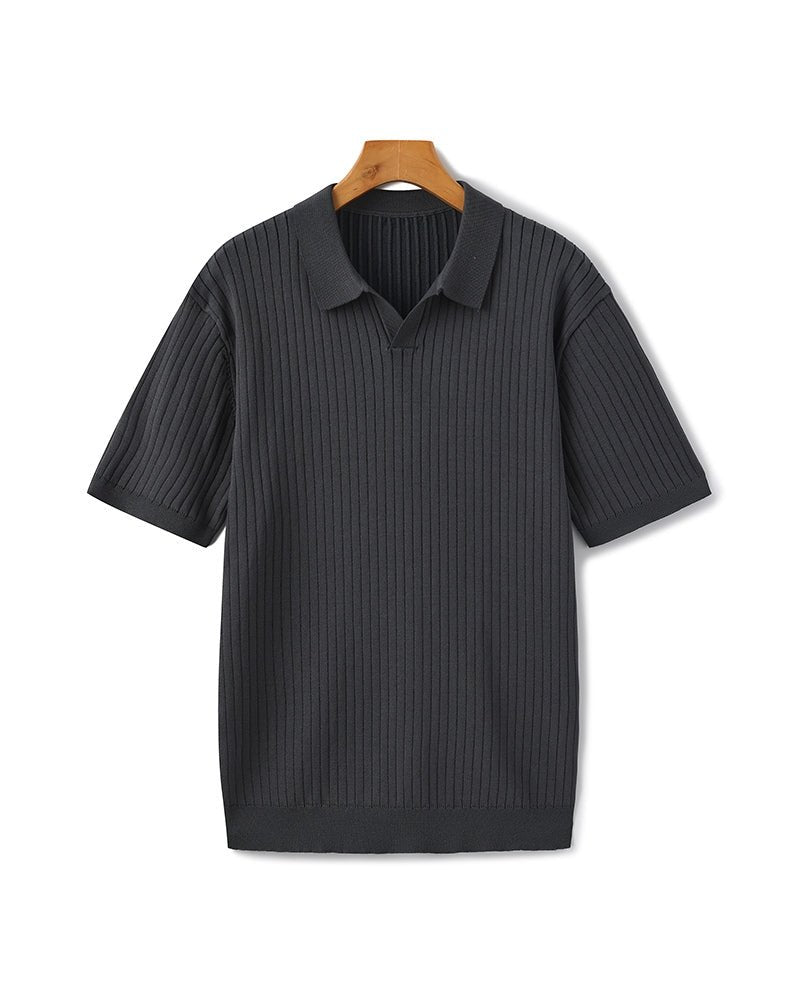 Premium Ribbed Polo - Belgravia Shop