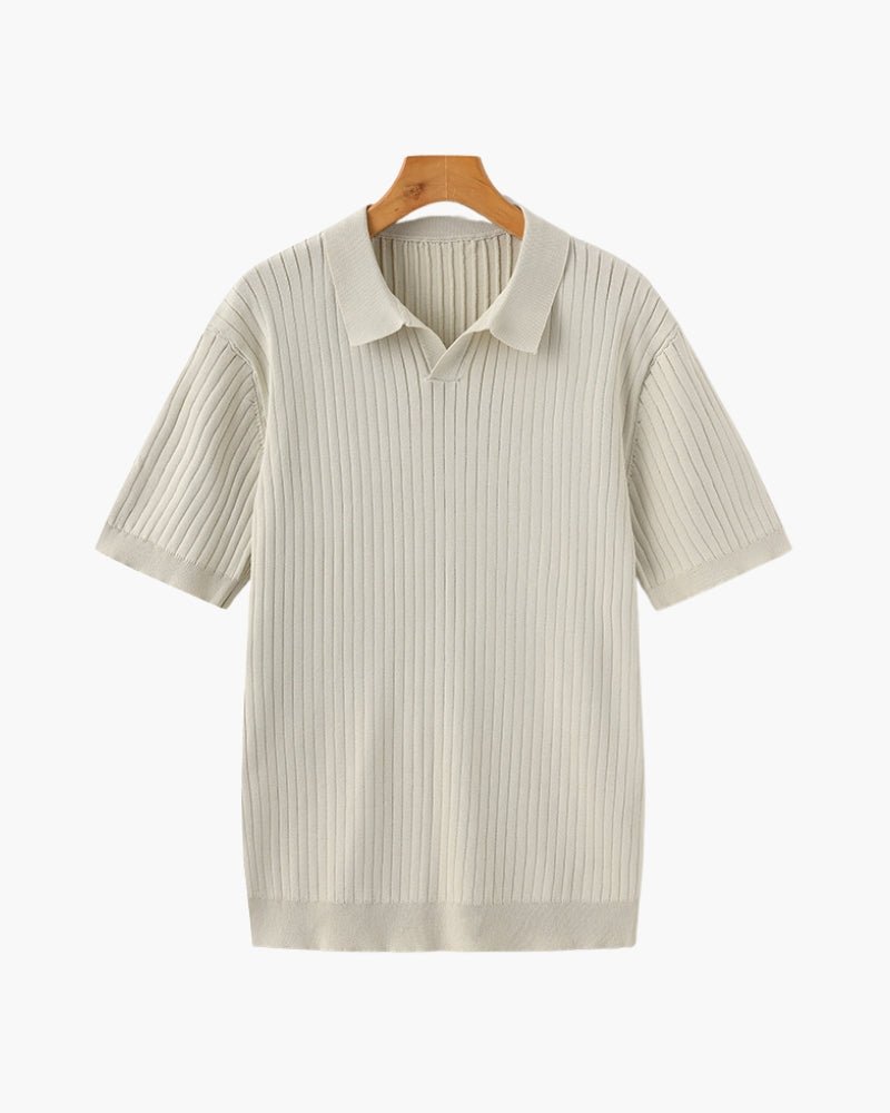 Premium Ribbed Polo - Belgravia Shop