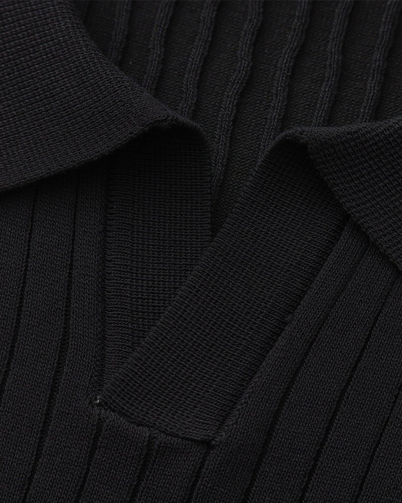 Premium Ribbed Polo - Belgravia Shop