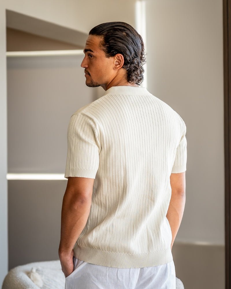 Premium Ribbed Polo - Belgravia Shop