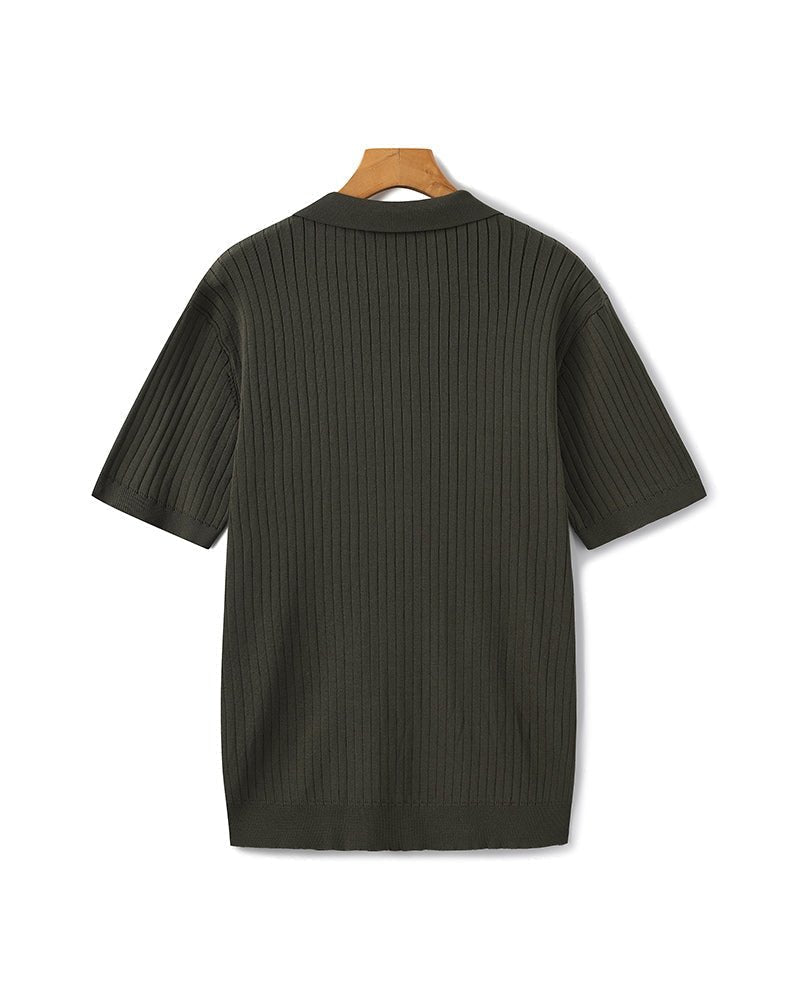 Premium Ribbed Polo - Belgravia Shop