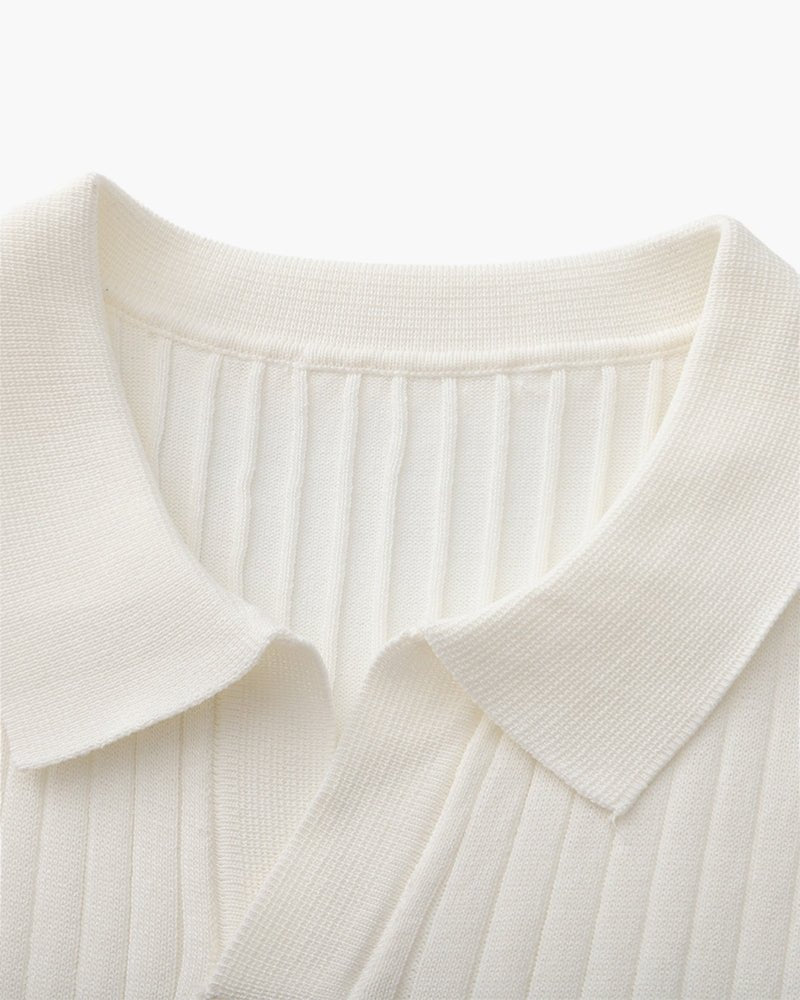 Premium Ribbed Polo - Belgravia Shop