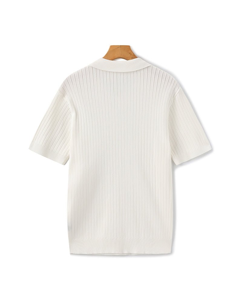 Premium Ribbed Polo - Belgravia Shop