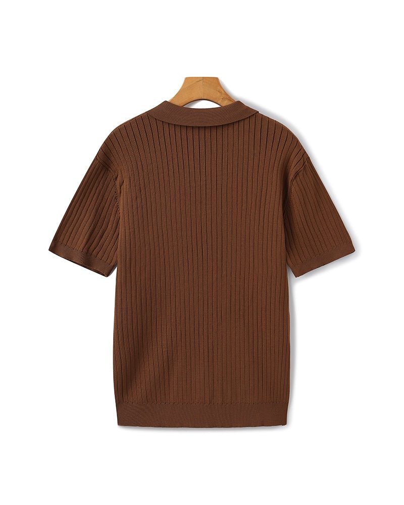 Premium Ribbed Polo - Belgravia Shop